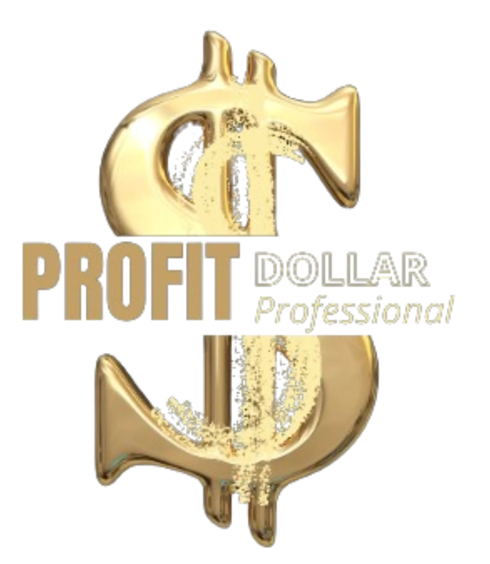 Profit Dollar Professional gold emblem